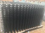 Customized Black Zinc Steel Metal Garrison Fence Panels Maintenance Free