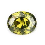 Moissanite Earrings Gems Pink Peridot Garnet Yellow Cz Stones Oval Shape 12x10mm