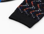 Elastane Biue And Red Mens Nylon Dress Socks With Fiber Cashmere Surface