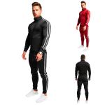 65% cotton 35% polyester Male Athletic Full Zip Tracksuit Digital Sublimation
