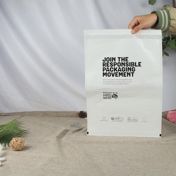 China Glossy Film Paper Envelope Bag 15x20cm Recyclable Reusable Mailing Envelopes factory