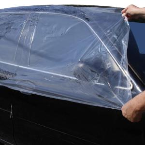 China Printing 36&quot; X 100' 4 Mil Auto Body Weather Barrier Film PE Self Adhesive Protection Film factory