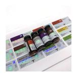 Regular size Custom Adhesive Holographic Logo 10ml Vial Label Sticker