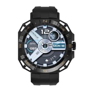 China 1.43inch HD BT Calling E25 Smart Watch Metal Waterproof Music Sport factory