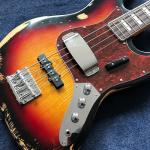 Hot sell 1959 relic Jazz bass basswood body with 4 strings electric bass in
