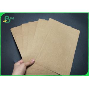 90 / 126 / 300 GSM Brown Kraft Paper For Packing In Sheet / Roll FSC SGS