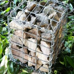 China Galfan Landscaping Stone Decorative Gabion Planter Wall Welded Mesh factory