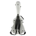 39 Inch Fiberglass Classical Guitar Case Silver