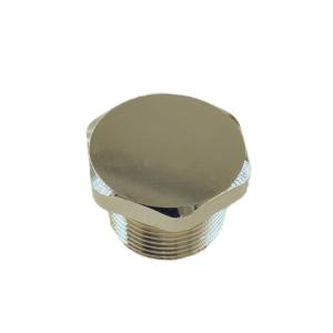 China 1/2 Inch Male Thread Chromed Brass Handrail End Caps Corrosion Preventive factory