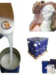 China White Tin Cure Silicone Rubber With High Tear Strenth For Sculptures factory