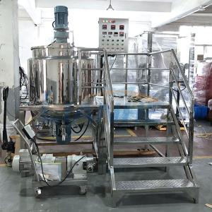 China LIANHE 2.2kw Liquid Soap Mixer Machine , 2 Jacket Mixer For Dishwashing Liquid factory