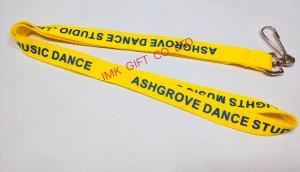China Promotional Custom Logo Neck Nylon Sublimation ,Heated Transfer Printing Polyester Lanyard with ID Card Holder factory