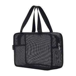 China Large Capacity Breathable Mesh Bathroom Bag Portable Transparent for Washing factory