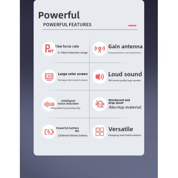 Baofeng UV30L 10W VHF UHF Analog Walkie-Talkie IPX4 Waterproof