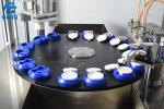 Cosmetic CC Cream Filling Machine 10pcs/Min With 16 Rotary Stations