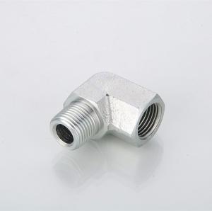 China Round Head OEM Hydraulic Tube Fitting 90 Elbow BSPT Female 5t9 with Long Working Life factory