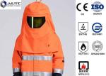 Orange S-3XL Welding Protective Clothing Arc Flash Proof Full Size For ASTM F19