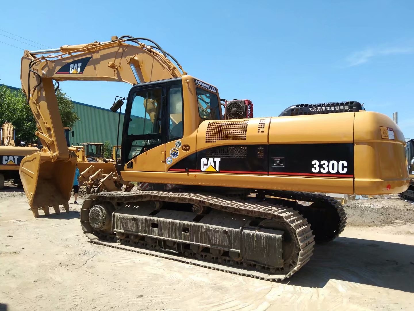 2001 Year Used Crawler Mounted Excavator Caterpillar 330C CAT C9 Engine 250HP