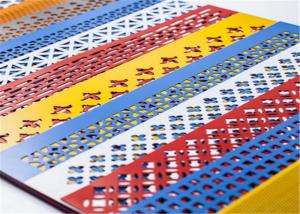 China 2.2mm Hole Size Building ISO Aluminum Perforated Sheet Panel factory
