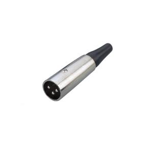XLR Connector,3 Pins with Nickel Contacts.Rohs. MS-A006N-3P