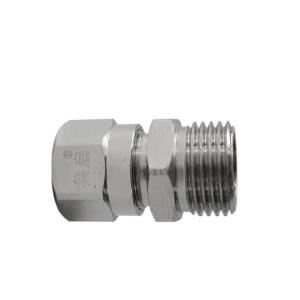 China SS 304 Material Gas Pipe Fittings Socket Connector double head G1 / 2&quot; factory