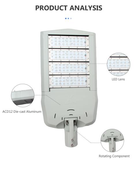 Die Casting Aluminum IP65 Waterproof Outdoor LED Street Light 70 Ra 5 200W/250W