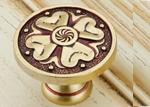 Single Hole Round Cabinet Drawer Pulls American Chinese Cabinet Wardrobe Door
