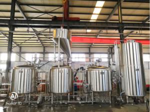 China Commercial / Home Beer Brewing Equipment , Beer Production Machine With Stainless Steel Tank factory