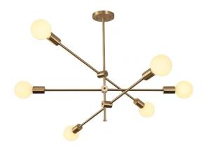 China Glass Ball Sinple Style Living Room Modern LED Chandelier factory