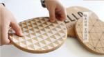 Popular Cork Coaster with silkscreen printed logo, customized size is available