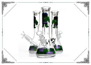 China The Hulk Glass Smoking Water Pipe Beaker Bong Ingot Ice Catcher Bongs Hookah pipes factory