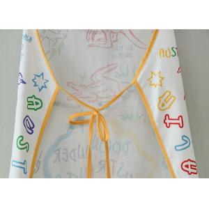Multicolor Pattern Print Colorful Polyester Apron For Home Cleaning Use