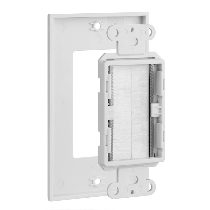 Ce/Rosh Compliance Customized Support Single Dual Port Faceplate for Smart Wall Socket