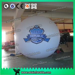 China Big PVC Red Custom Inflating Helium Balloon Show Air Floating Ball factory