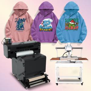 China Multicolor Inkjet Printer 24inch DTF Printer I3200 PET Film Sublimation Powder Shaking Machine factory
