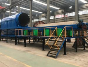 China Carbon Steel Q235 20t/h Animal Manure Fertilizer Production Line factory