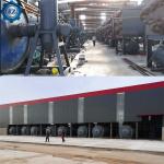 10 Ton Scrap Tire Rubber Recycling Pyrolysis Production Line To Furnace Oil