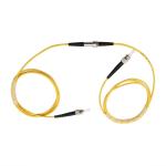 Small Flange Fiber Optic Rotary Joint Ultra Mini Single Channel Installation