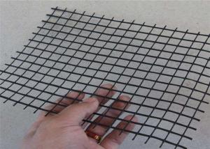 China Asphalt Reinforcement 1000 Degree 25KN Glass Fiber Geogrid factory