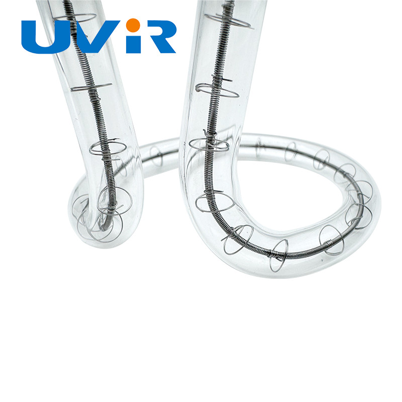 Shortwave Clear quartz tube Ring Infrared Lamps for Customized Industrial Heating