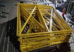 Yellow Frame Building Site Screens Safety Protection Screen Construction 1mX2m