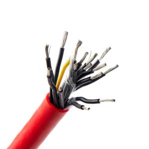 China Multi Core Shielded Sensor Cable Silicone Rubber Insulated Sheathed factory