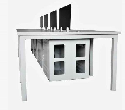 Cold Rolled Carbon Steel Office Furniture Desktop Computer Desks Knock Down