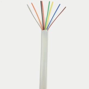 China PE Insulation 26AWG 28AWG CAT6A Ethernet Cable 8 Core 0.40mm Strand factory