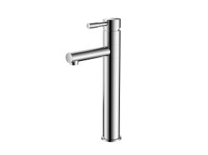 China High Rise Single Lever Kitchen Mixer Taps Faucet Polished Surface Treatment factory