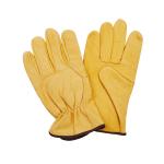 LC10021 A Grade Safety Soft Goatskin Leather Driver Construction Working Gloves