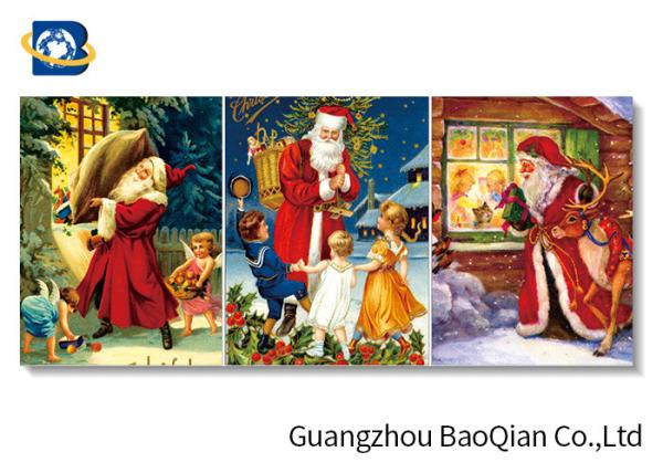 Unique Designer Christmas Father 3d Picture , 30x40cm 3d Stock Wallpaper With