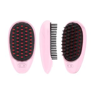 China Anti Hair Loss Massage Comb Electric Cordless Therapy Red Blue LED Hair Growth Comb Scalp Massager For Hair Growth factory
