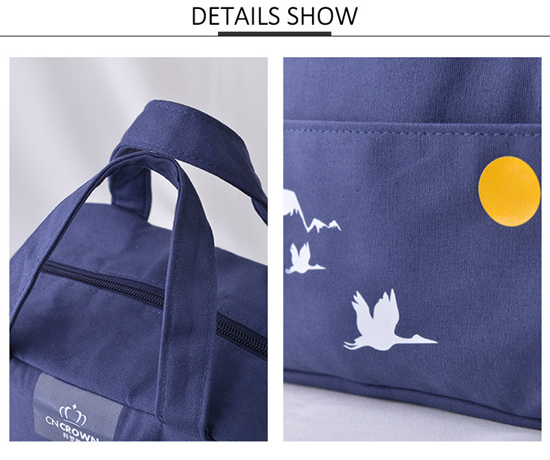 Large Capacity Zipper Insulated Lunch Cooler Bags