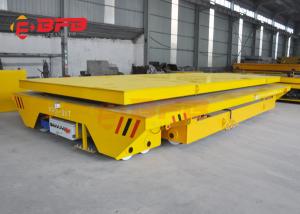 China 50T Industrial Rail Trolley System For Aluminium Profile Bundles Transfer factory